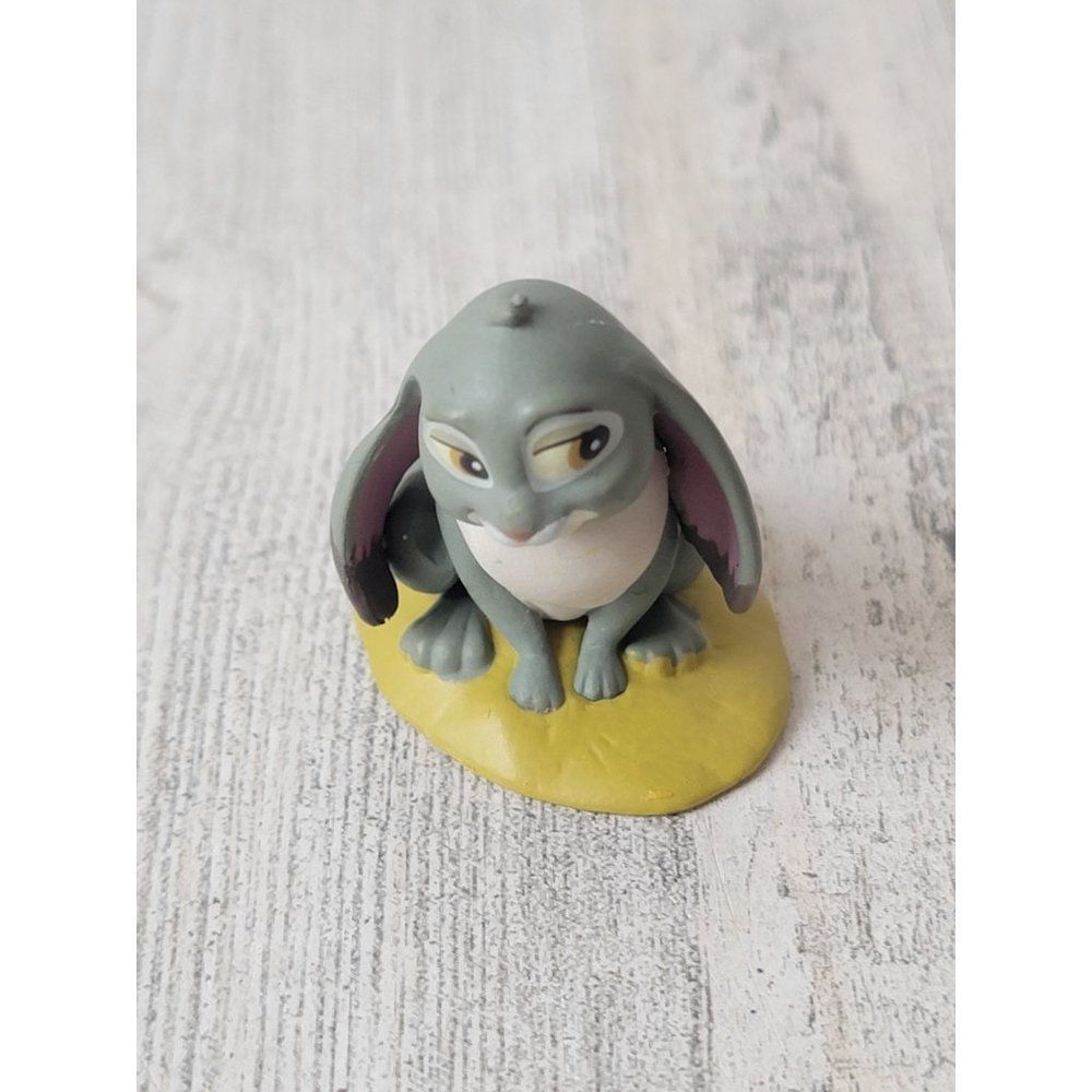 Mini Disney gray white rabbit forest animal toy figure‎